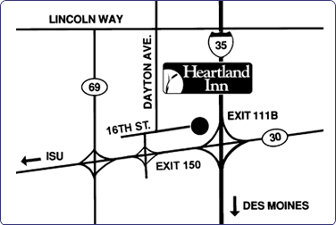Map to hotel